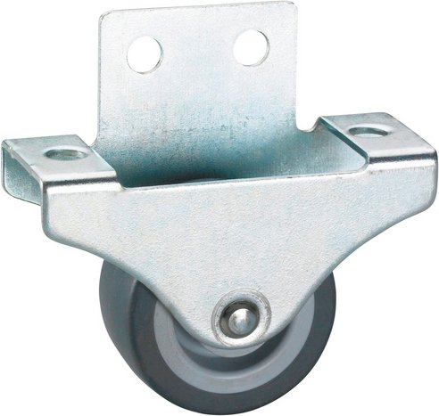 DÖRNER+HELMER Bockrolle, Thermoplastischer Kunststoff (TPE), schwarz