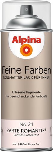 ALPINA Sprühlack »Feine Farben«, 400 ml, für ca. 1 m², rosa, edelmatt