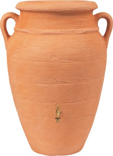 Thumbnail - GARANTIA Regenspeicher »Antik Amphore«, mit integrierter Pflanzschale, 250 l, rund - braun