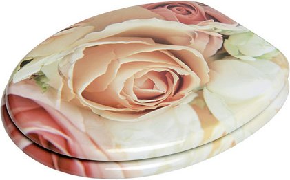 Sanilo WC-Sitz, BxL: 37,7 x 47 cm, Rosa Rose