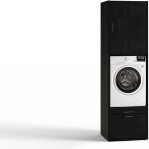 Waschturm Waschmaschinenschrank »Original«, BxHxT: 67 x 233 x 65,4 cm - schwarz