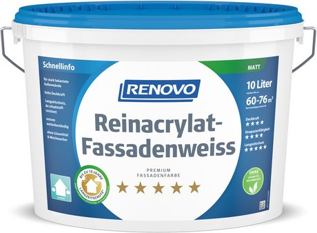 RENOVO Reinacryl-Fassadenweiss