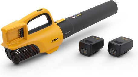 STIGA Akku-Laubbläser, Blasgeschwindigkeit: 155 kmh, ohne Akku - gelb