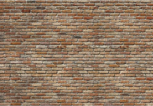 KOMAR Papiertapete »Backstein«, Breite: 368 cm, inkl. Kleister - bunt