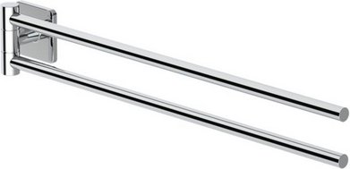 LENZ Handtuchhalter »VARO«, Chrom, Montageart: Kleben oder Bohren - silberfarben