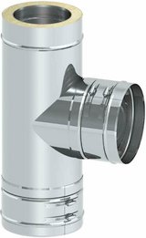 Tecnovis T-Anschluss »Zitec-Pro«, Ø150 mm - silberfarben