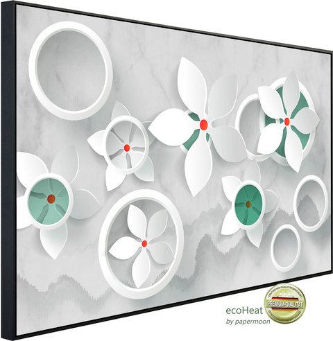 Thumbnail - papermoon Infrarotheizung »EcoHeat - Muster mit Blumen«, Matt-Effekt - bunt