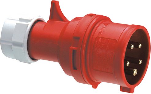 REV-Ritter CEE-Phasenwender, BxHxL: 7,5 x 6,6 x 13,5 cm, Nennstrom: 16 A - rot