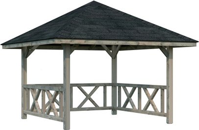 PALMAKO Pavillon »Bianca Set 101«, BxHxT: 300 x 319 x 300 cm, Grau