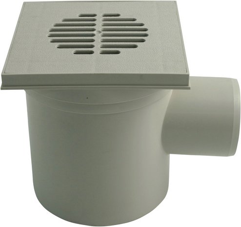 MARLEY Ablauf »Kellerablauf«, Ø: 75 mm, Kunststoff - grau