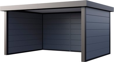 Telluria Pavillon »Singolo«, BxT: 478 x 358 cm (Außenmaß), grau