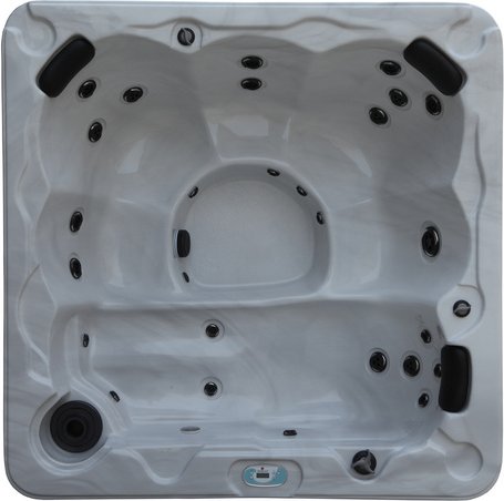 Nordstrom Whirlpool »Tjern «, 200 x 200 cm - schwarz | weiss