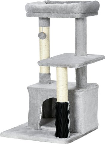 Thumbnail - PawHut Kratzbaum, LxBxH: 48 x 48 x 80 cm - grau