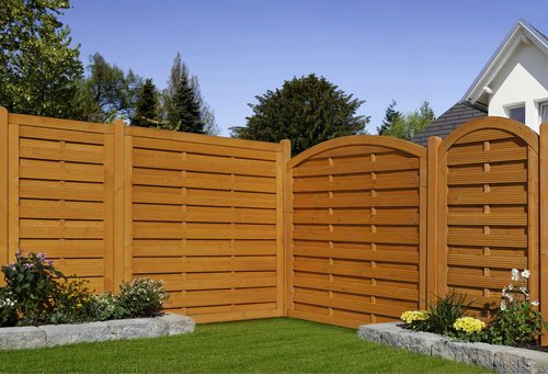 Mr. GARDENER Sichtschutzelement »Kopenhagen«, Kiefernholz/Fichtenholz, HxL: 180 x 180 cm - braun