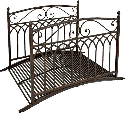 GARDEN PLEASURE Gartenbrücke »YASUR«, Metall - bunt