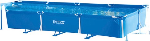 INTEX Pool, Rechteckig, BxH: 220x84, blau