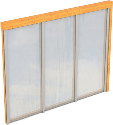 SKANHOLZ Seitenwand, B x H: 78,5 x 200 cm, Holz, Farbe: natur