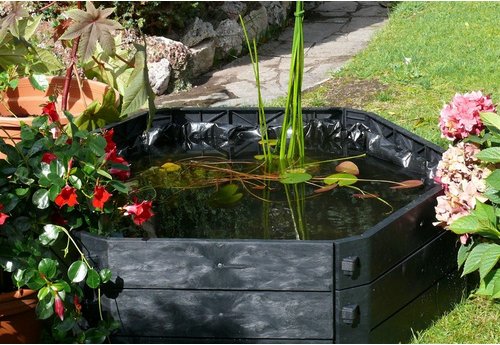 KHW Schnellkomposter »Grundvariante«, ØxH: 130 x 50 cm, 550 Liter, Polypropylen (PP) - grau