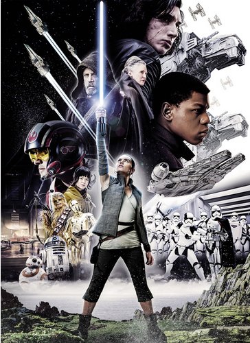 KOMAR Papiertapete »STAR WARS Balance«, Breite 184 cm - bunt