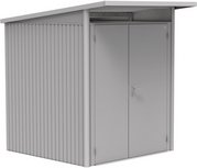 Thumbnail - BIOHORT Gerätehaus »AvantGarde®«, Stahl, BxHxT: 174 x 218 x 174 cm (Außenmaße inkl. Dachüberstand) - silberfarben