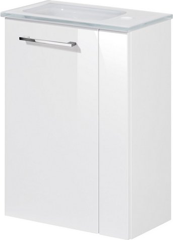 Thumbnail - FACKELMANN Waschplatz-Set »SBC«, 45cm links Weiß - weiss