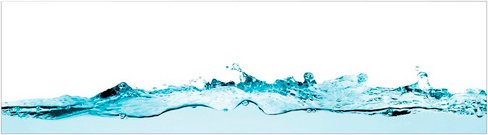 mySPOTTI Küchenrückwand »Wasser«, Aluverbund, Wassertropfen