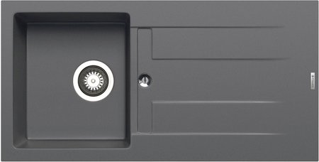 Pyramis Einbauspüle »Athlos«, Granit, BxHxL: 86 x 43,5 cm - grau