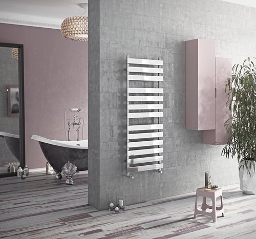 XIMAX Badheizkörper »C7«, Anschluss: Unten Links/Rechts - silberfarben