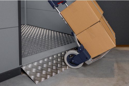 Telluria Rampe, Option 04, Einzeltür - grau