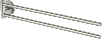 LENZ Handtuchhalter »NOA«, Nickel-matt, Montageart: Kleben oder Bohren - silberfarben