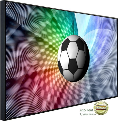 Thumbnail - papermoon Infrarotheizung »EcoHeat - Fussball«, Matt-Effekt - bunt