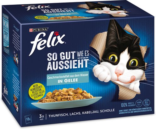 felix Katzen-Nassfutter »Agail«, 6 Stück, je 85 g