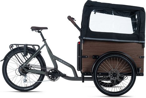 Thumbnail - Adore Bikes E-Bike Lastenrad »Urban Deluxe«, RH: 24 cm, 7-Gang - grau