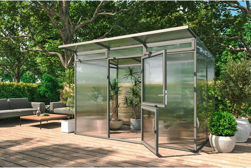 KGT Gewächshaus »Santini«, 6,06 m², anthrazitgrau