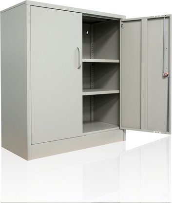 Ondis24 Aktenschrank, BxHxT: 78 cm x 90 cm x 39 cm cm, grau