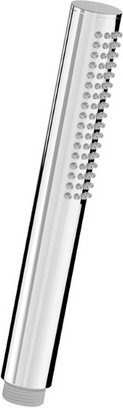 Chris Bergen Stabhandbrause, Messing, chrom, mit Antikalk-Noppen - silberfarben