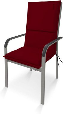 DOPPLER Sitzauflage »City«, BxLxS: 48 x 110 x 6 cm, aus 100 % Polyester, bordeauxrot