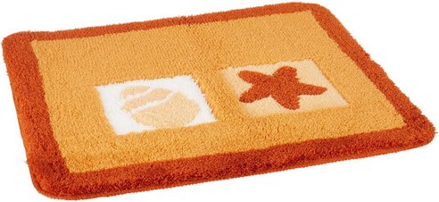 KLEINE WOLKE Badteppich »Beach«, LxBxH: 65x55x2 cm - braun