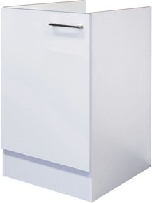 Flex-Well Spülenunterschrank »Malmö«, Anschlagrichtung: frei wählbar, melaminbeschichtete Spanplatte - weiss