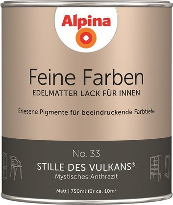 ALPINA Buntlack »Feine Farben«, 0,75 l, anthrazit - grau