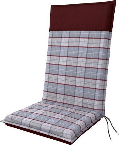 DOPPLER Auflage »Casa«, BxHxL: 48 x 6 x 119 cm, aus 55 % Polyester und 45 % Baumwolle, grün - gruen
