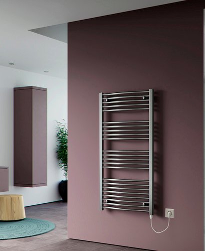 XIMAX Handtuchwärmer »C3«, Anschluss: elektrisch, Typ 1 - silberfarben