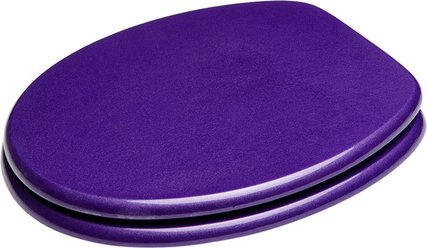 Sanilo WC-Sitz, BxL: 37,7 x 47 cm, Glitzer Lila