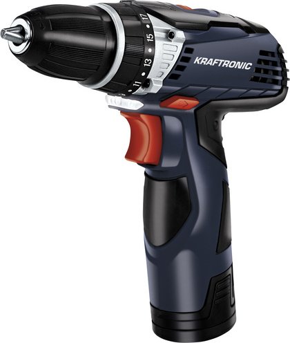 KRAFTRONIC Akku-Bohrschrauber »KT-AS 12 Li«, 12 V, inkl. Akku - blau