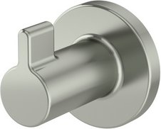 LENZ Handtuch-Haken »NOA«, Nickel-matt, Montageart: Kleben oder Bohren - silberfarben