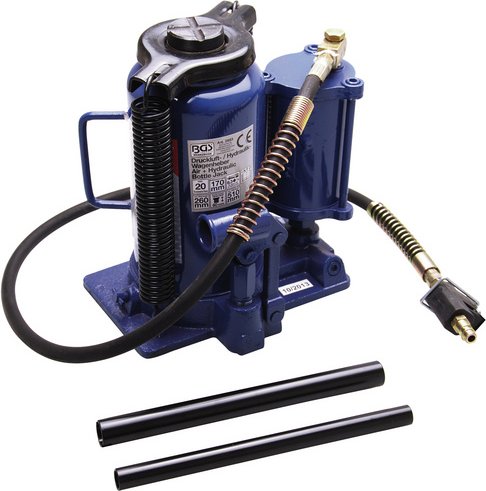 Thumbnail - BGS Technic Wagenheber, Trafkraft: 20000 kg, Druckluft- Hydraulik - bunt