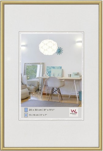 Walther Design Bilderrahmen »NEW LIFESTYLE«, BxL: 30,7 x 40,8 cm, goldfarben, Kunststoff