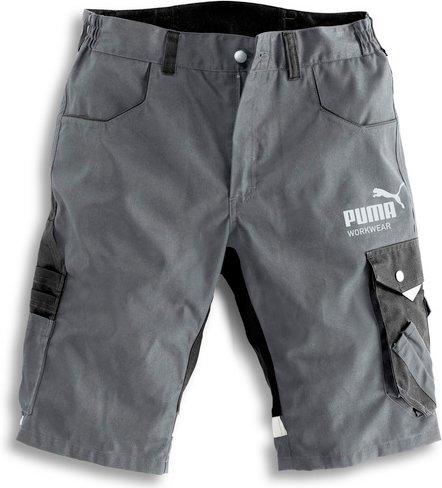 Thumbnail - PUMA Arbeitsshort »Champ«, stahlgrau/carbon, Polyester