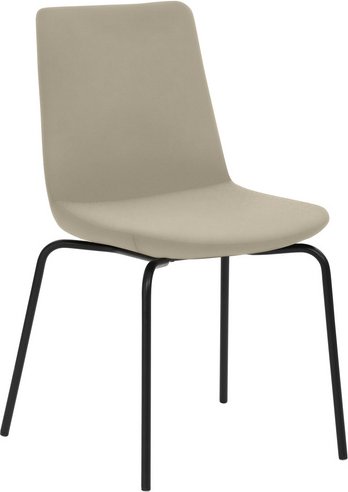 Mayer Sitzmöbel Stuhl »2008«, BxHxL: 48 x 87 x 54 cm, Stahl/Stoff - braun