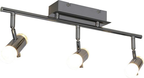 NÄVE LED-Deckenleuchte »Garda«, inkl. Leuchtmittel in warmweiß - silberfarben